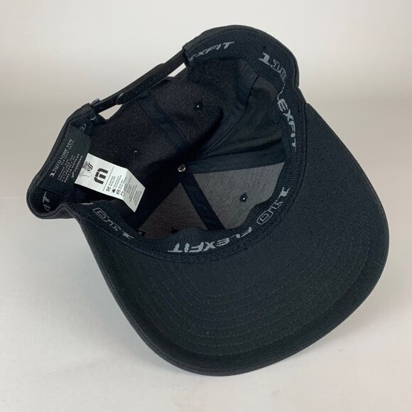 Travis Mathew Golf Mens Black 2024 Genesis Invitational Snapback Hat - Picture 4 of 5